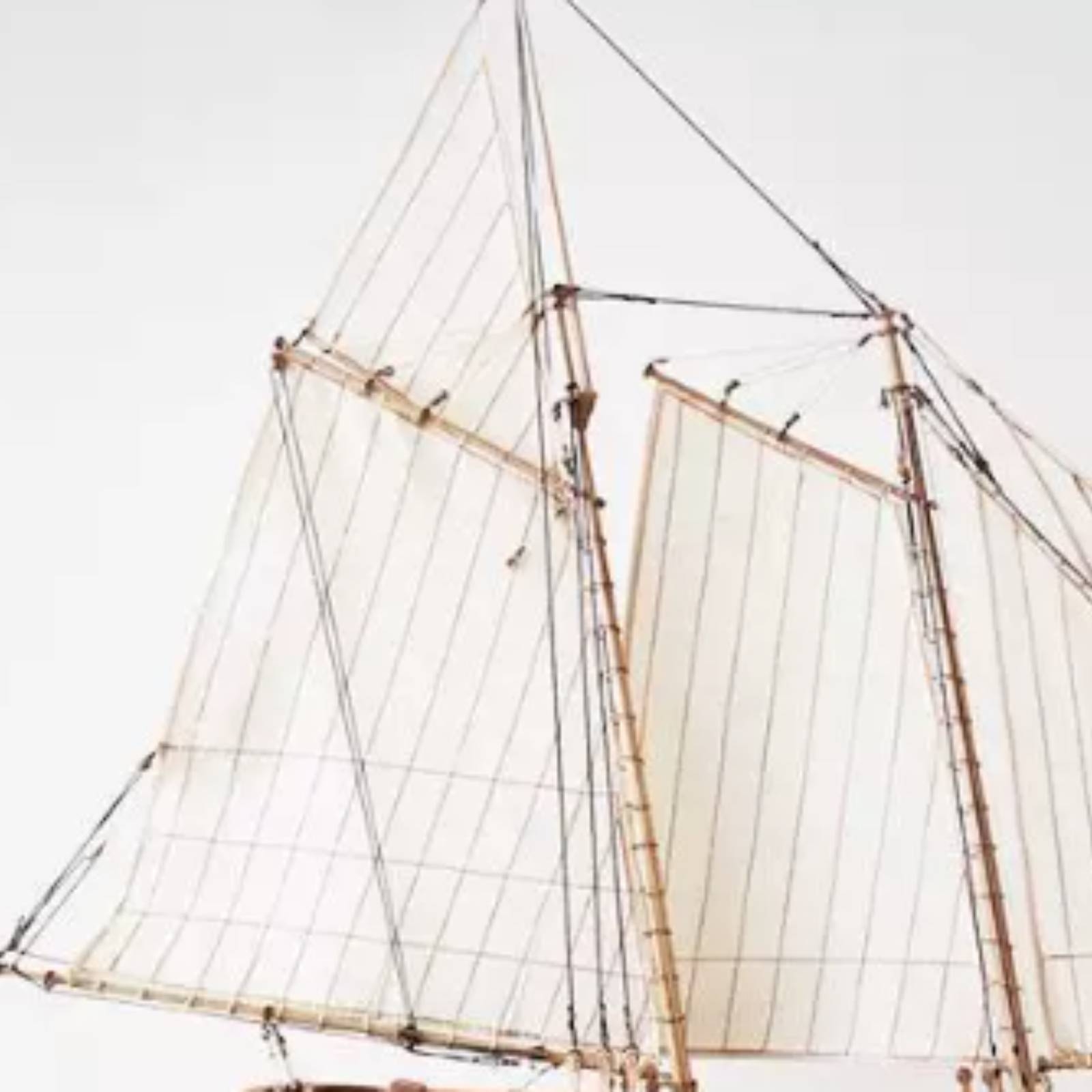 Laser Cut Wooden Model Kit Assembly - Holz-Segelboot-Bausatz Lasergeschnittenes Schiffsmodell-Set mit Ständer Segelboot-Modell