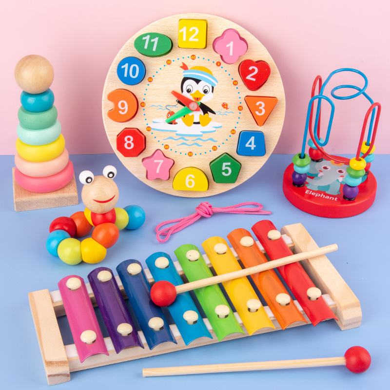 3D Wooden Mechanical Puzzle Marble Run - Montessori Baby Spielzeug Kinder 3D Holz