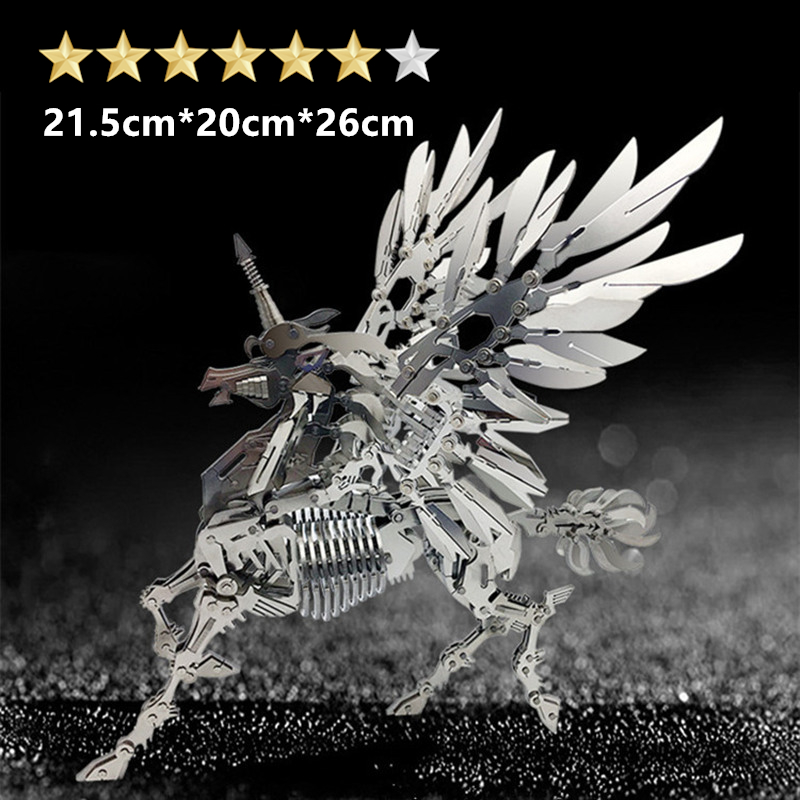 Metal 3D Puzzle Stainless Model Kit - 3D Metall Puzzle Kinder Erwachsene DIY
