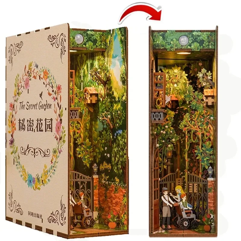 Book Nook Shelf Insert Alley Diy - Neue DIY Holz Buch Nook Regal