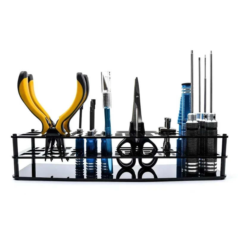 Modeling Tool Kit Tweezers Hobby Knife - Desktop-Modell-Werkzeugaufbewahrungsregal für Gundam RC DIY Hobby-Kit,