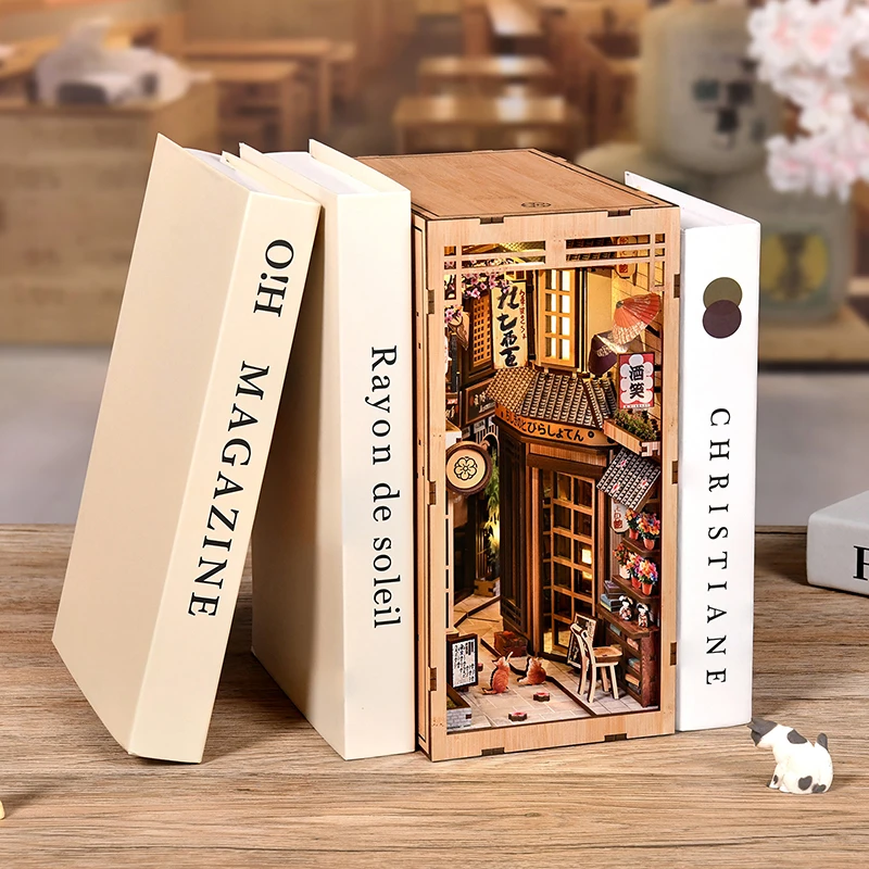 DIY Holz-Buchnischen-Einsatz-S – Book Nook Shelf Insert Alley Diy Bewertung und Preis