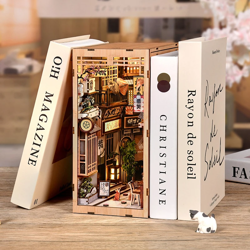 DIY Holz-Buchnischen-Einsatz-S – Book Nook Shelf Insert Alley Diy Bewertung und Preis