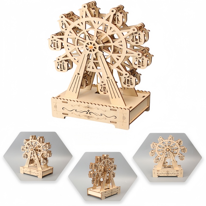 3D Holzpuzzle Drehbares Riesen – 3D Wooden Mechanical Puzzle Marble Run Bewertung und Preis