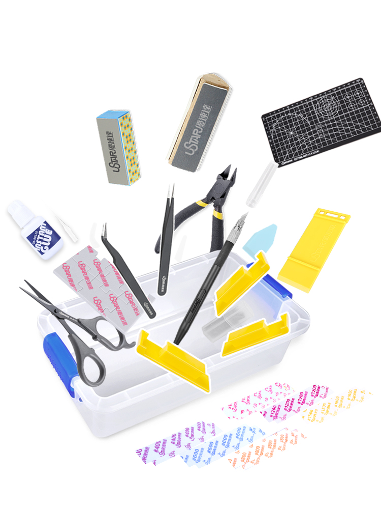 Ustar Basic Tool Kit Zange Pin – Modeling Tool Kit Tweezers Hobby Knife Bewertung und Preis