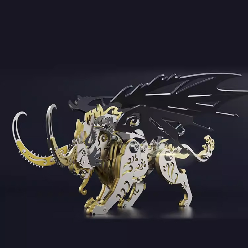 3d solide Montage Qiongqi mech – Metal 3D Puzzle Stainless Model Kit Bewertung und Preis