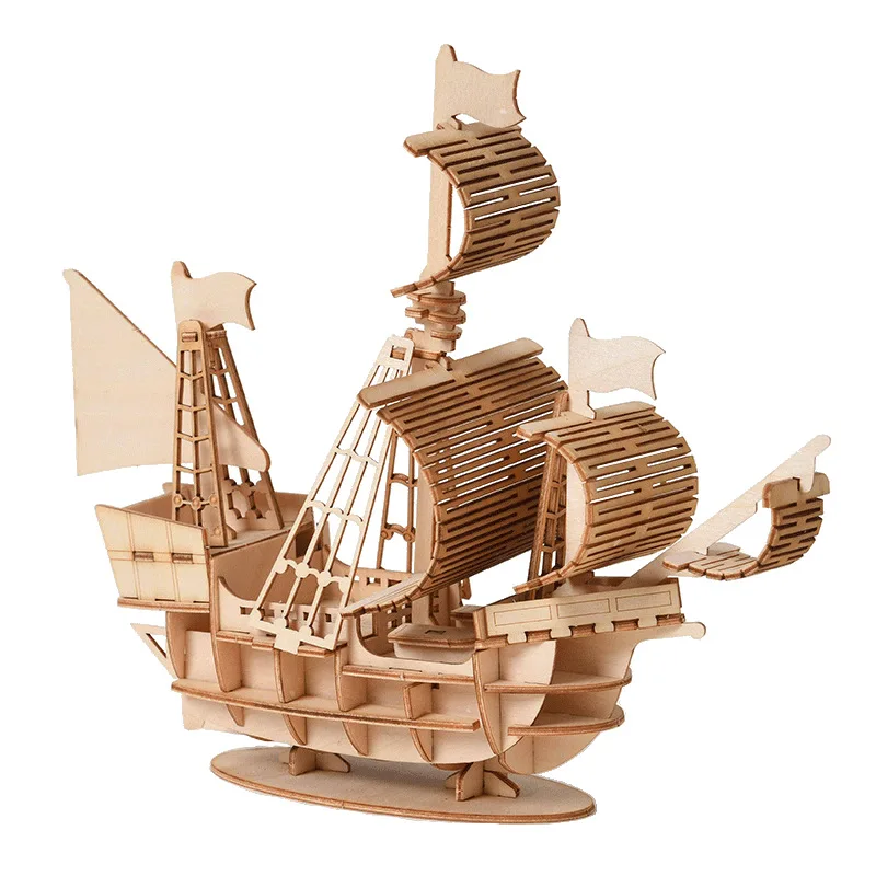3D Segelboot Holzpuzzle Montag – 3D Wooden Mechanical Puzzle Marble Run Bewertung und Preis