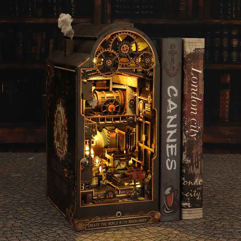 Mechanische Werkstatt Holz-Min – Diy Miniature Dollhouse Kit Book Nook Bewertung und Preis