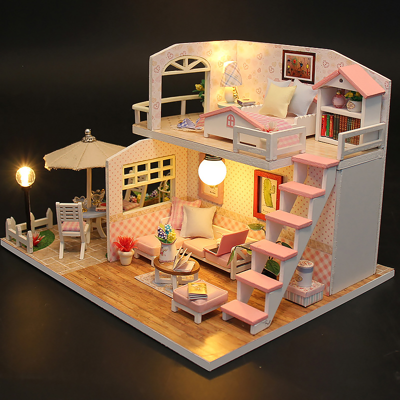 3D-Puzzle-Gebäudemodellbausatz – Miniature Led Light Kit For Dollhouse Bewertung und Preis
