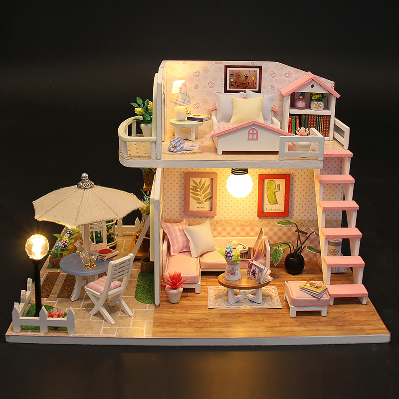 3D-Puzzle-Gebäudemodellbausatz – Miniature Led Light Kit For Dollhouse Bewertung und Preis