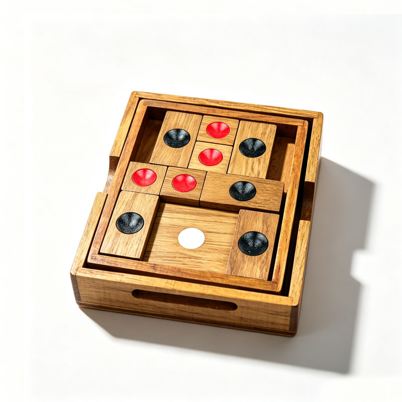 Klassisches HuaRongDao-Puzzle, – 3D Wooden Mechanical Puzzle Marble Run Bewertung und Preis