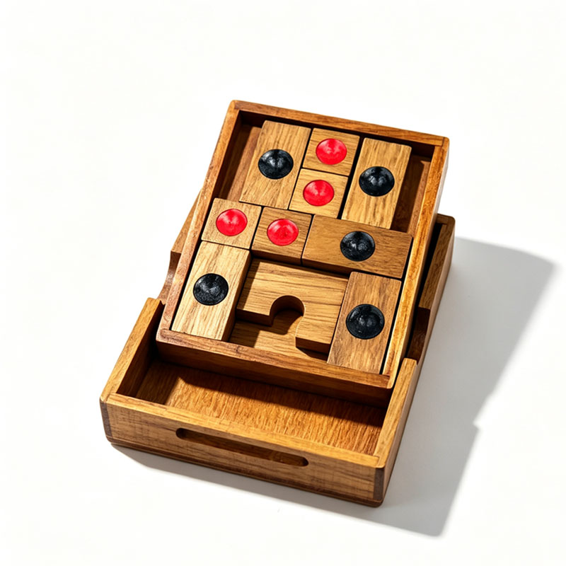 Klassisches HuaRongDao-Puzzle, – 3D Wooden Mechanical Puzzle Marble Run Bewertung und Preis