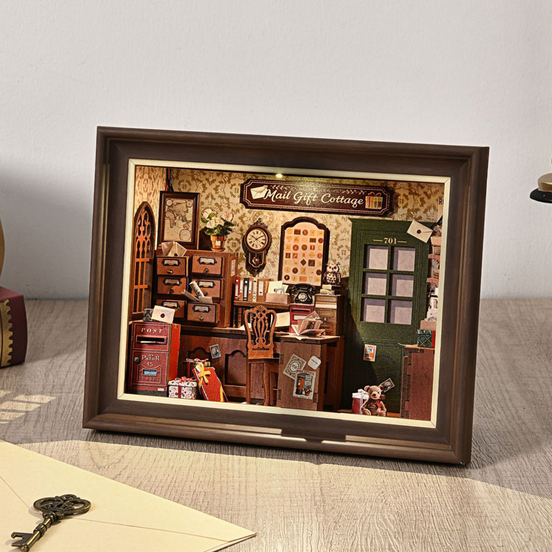DIY 3D Holz-Büchernische-Set,  – Miniature Led Light Kit For Dollhouse Bewertung und Preis