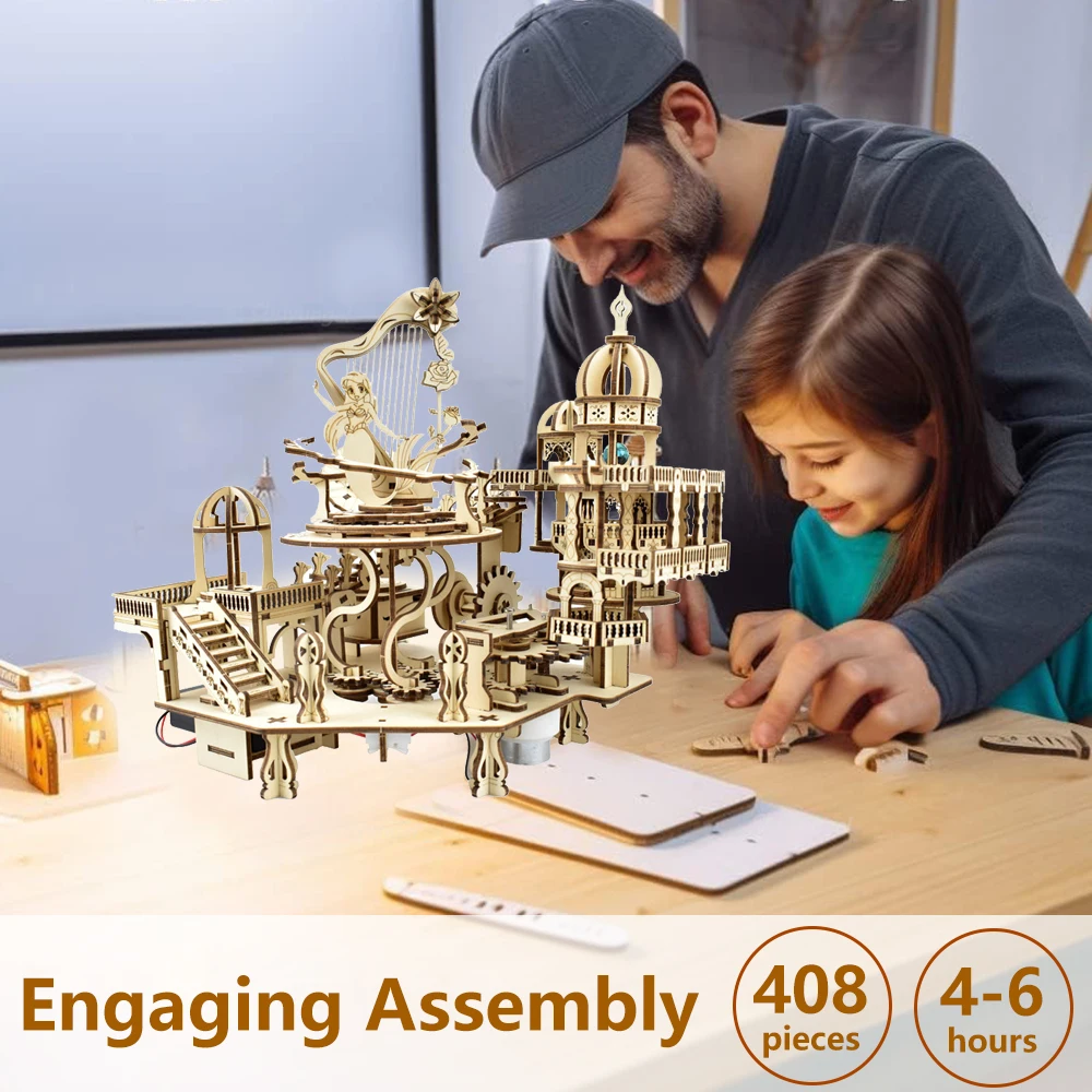 Neuestes 3D-Holzpuzzle „Myster – 3D Wooden Mechanical Puzzle Marble Run Bewertung und Preis
