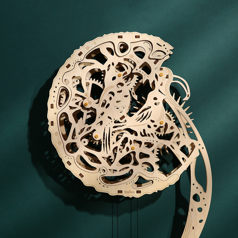 DIY 3D Holzpuzzle Eulen-Wanduh – Wooden Clock Puzzle Mechanical Pendulum Bewertung und Preis