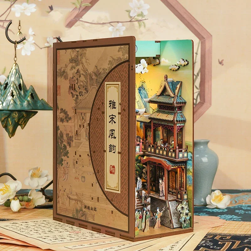Diy Holz Buch Nook Regal Einsa – Book Nook Shelf Insert Alley Diy Bewertung und Preis