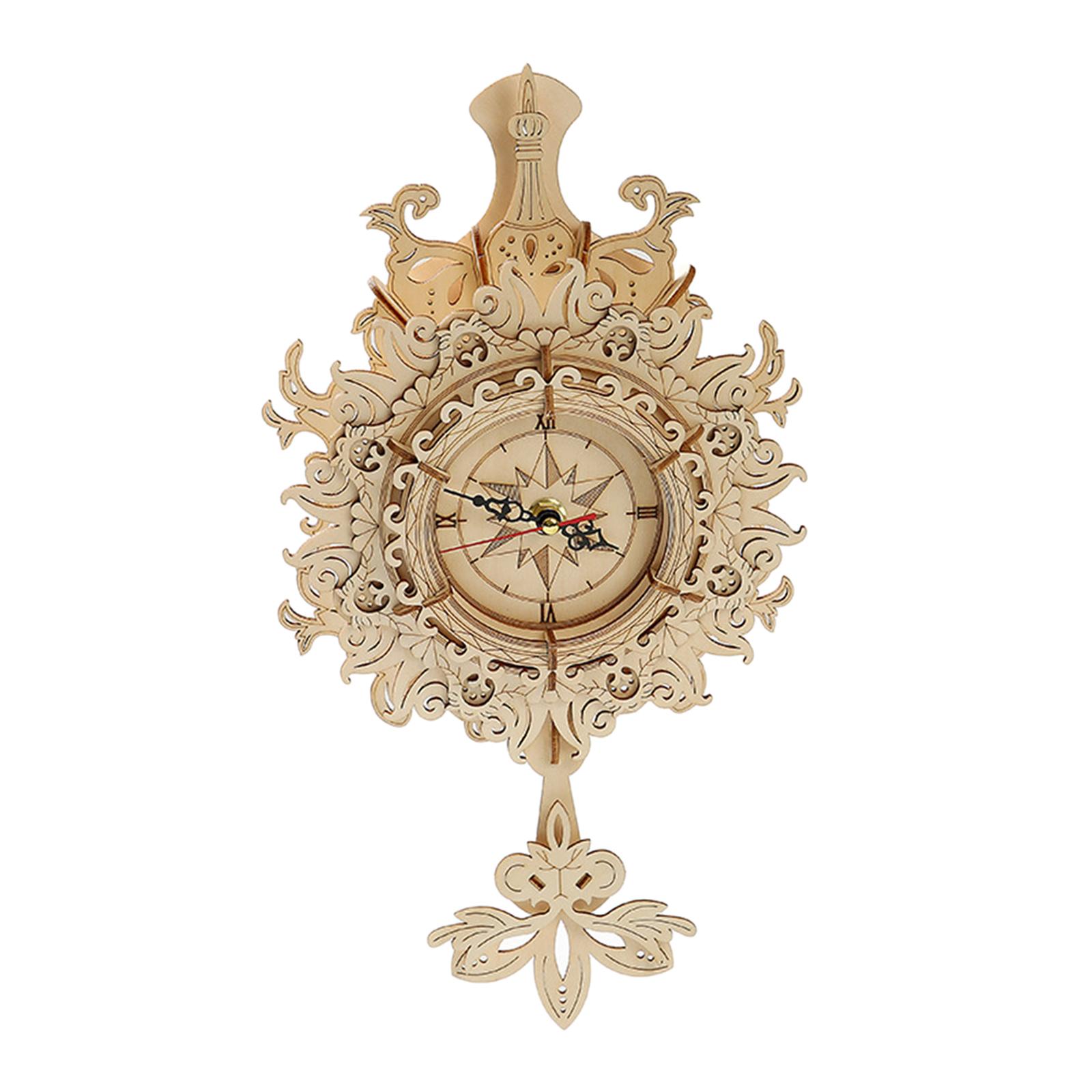 3D-Holz-Mechanische Pendeluhr  – Wooden Clock Puzzle Mechanical Pendulum Bewertung und Preis