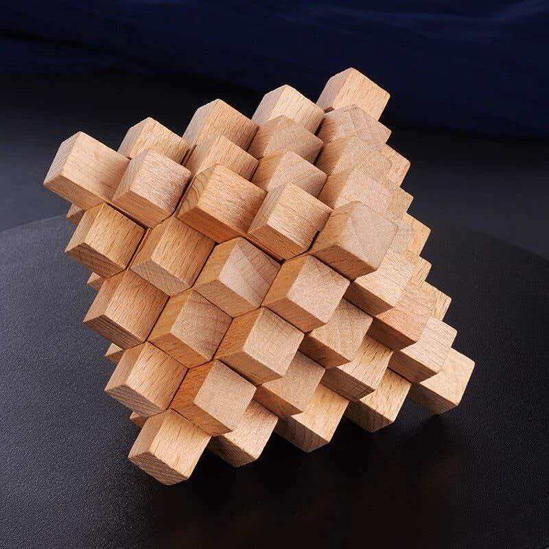 Schwieriges LuBan-Schloss in A – 3D Wooden Mechanical Puzzle Marble Run Bewertung und Preis