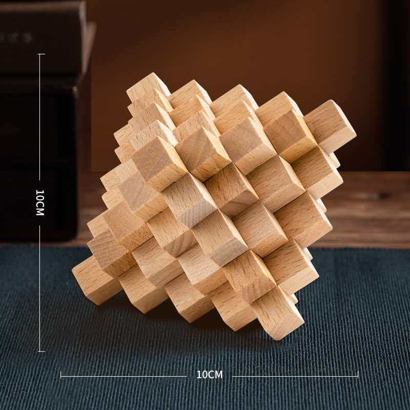 Schwieriges LuBan-Schloss in A – 3D Wooden Mechanical Puzzle Marble Run Bewertung und Preis