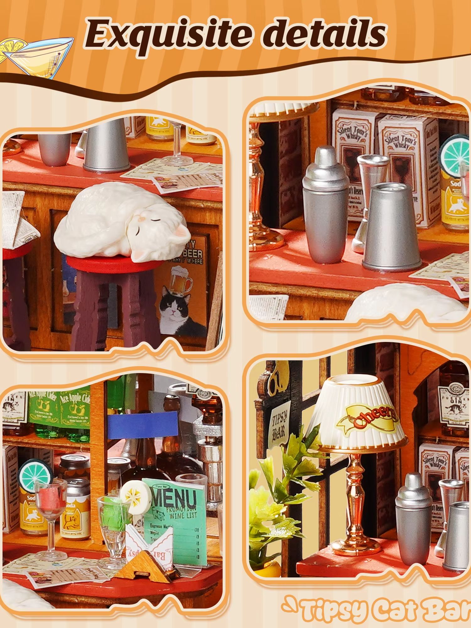 Rolife DIY Miniaturhaus-Set Ti – Miniature Led Light Kit For Dollhouse Bewertung und Preis