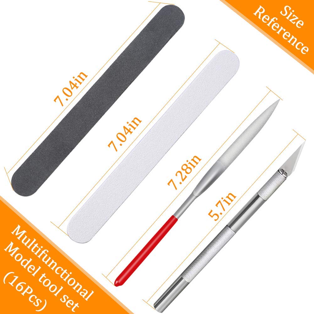 16-in-1-Modellbau-Werkzeug-Set – Modeling Tool Kit Tweezers Hobby Knife Bewertung und Preis