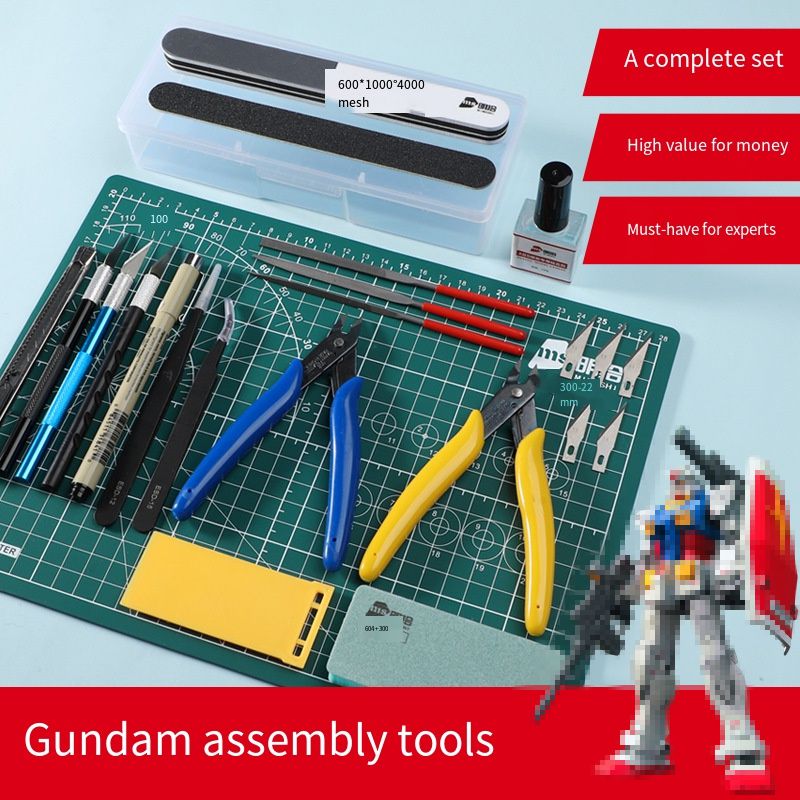 Gundam Modellbau-Werkzeugset f – Modeling Tool Kit Tweezers Hobby Knife Bewertung und Preis