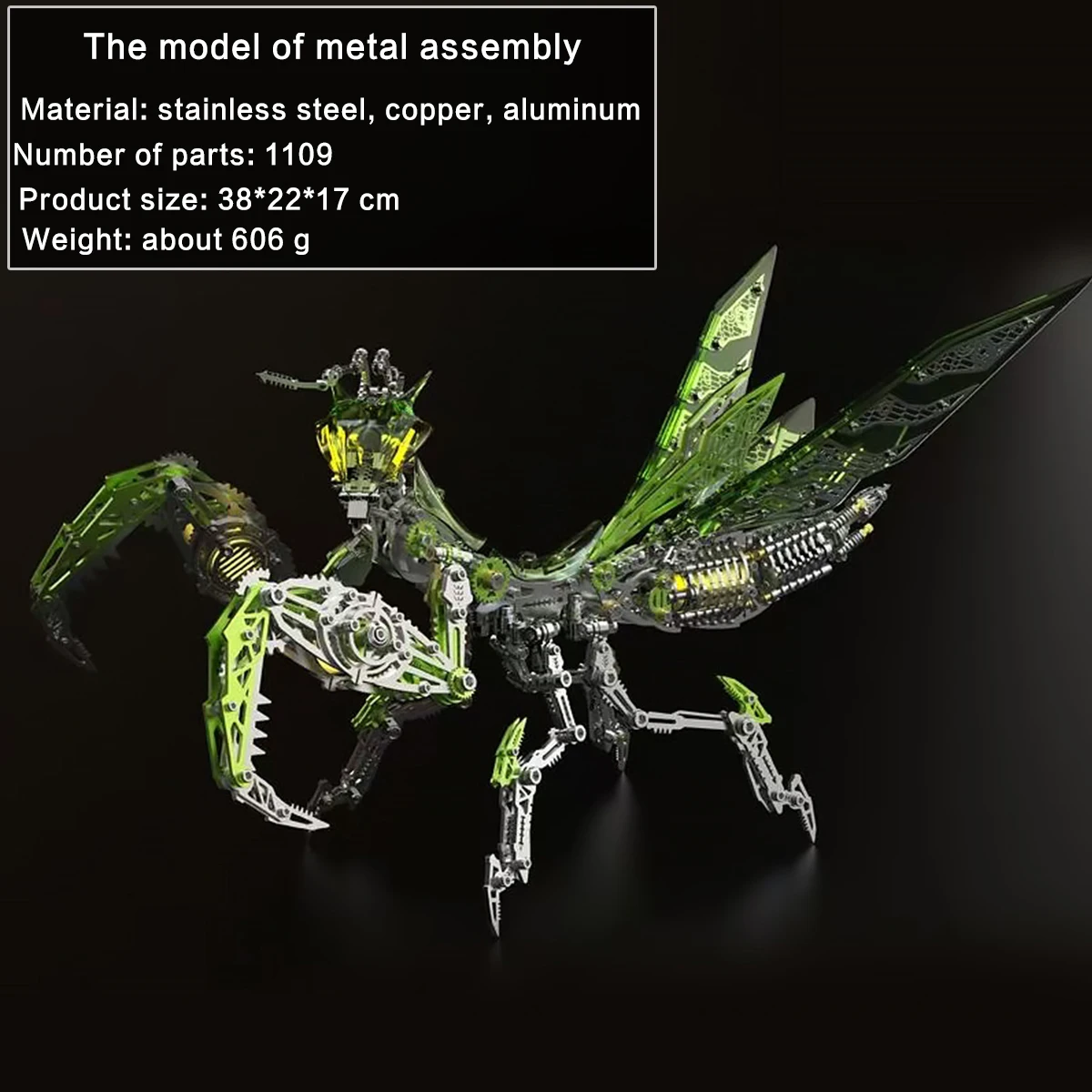3D-Puzzle Mechanische Mantis M – Metal 3D Puzzle Stainless Model Kit Bewertung und Preis