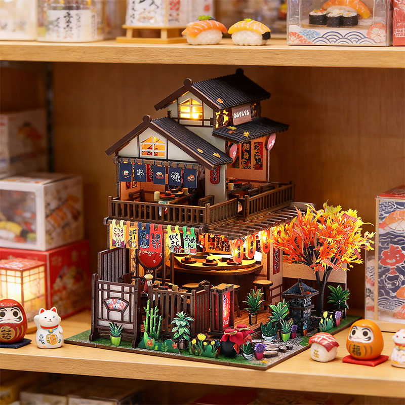Japanisches Izakaya Sushi-Rest – Miniature Led Light Kit For Dollhouse Bewertung und Preis