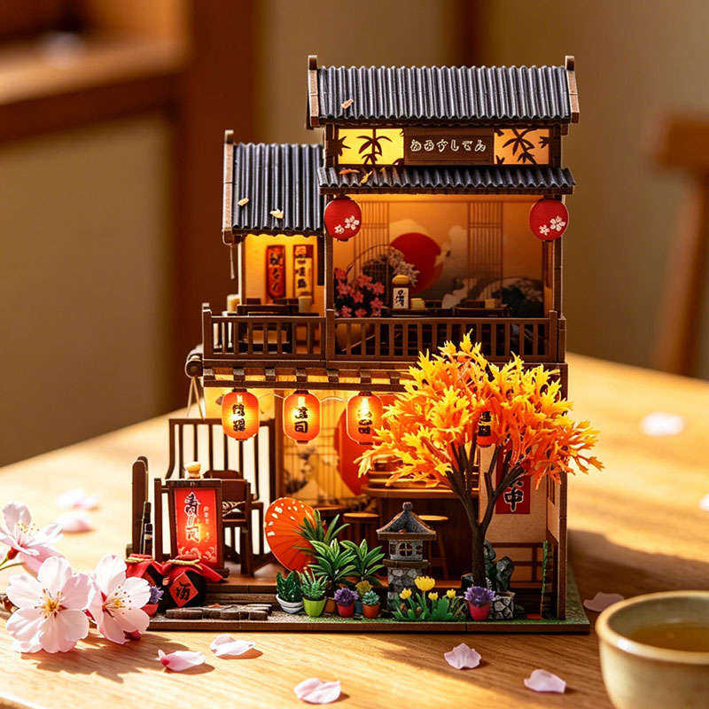 Japanisches Izakaya Sushi-Rest – Miniature Led Light Kit For Dollhouse Bewertung und Preis