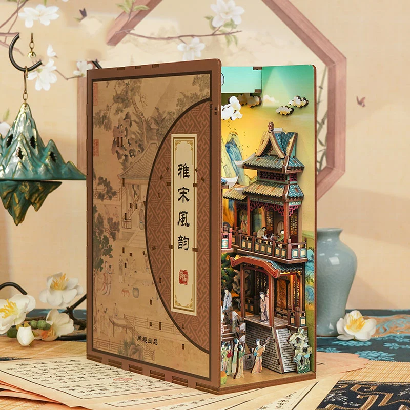 Diy Holz Buch Nook Regal Einsa – Book Nook Shelf Insert Alley Diy Bewertung und Preis
