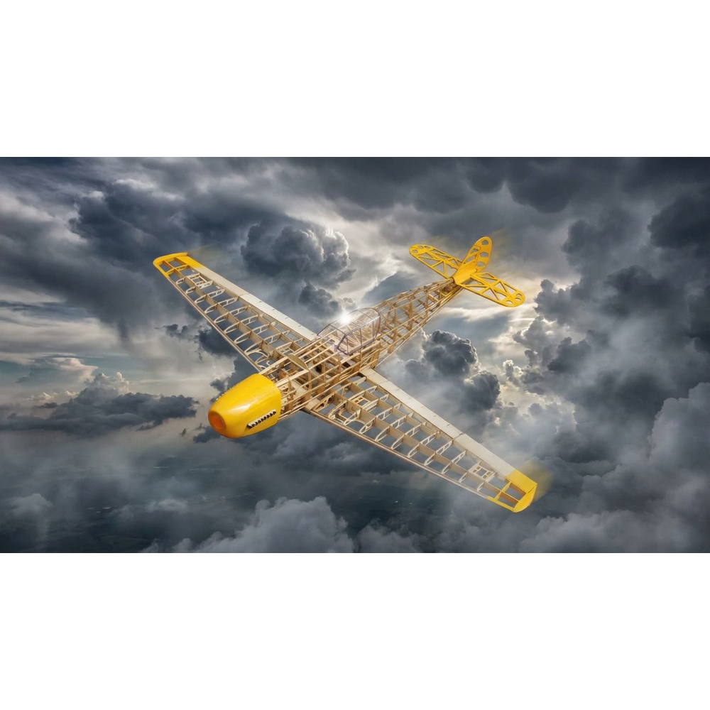 BF109 1020mm Lasergeschnittene – Laser Cut Wooden Model Kit Assembly Bewertung und Preis