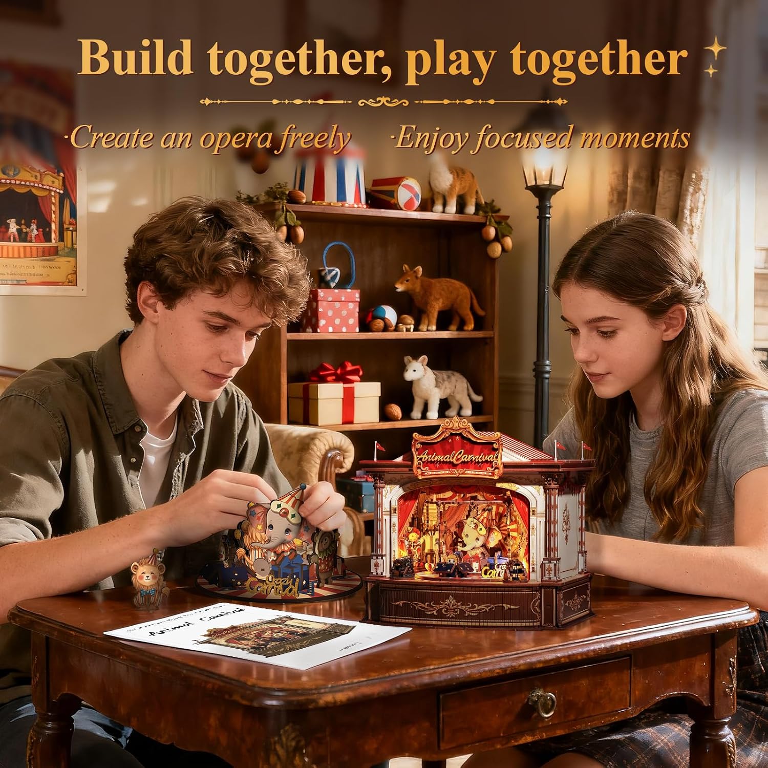 3D-Holzpuzzle-Musikbox - DIY-T – Music Box Wooden 3D Puzzle Rotating Bewertung und Preis