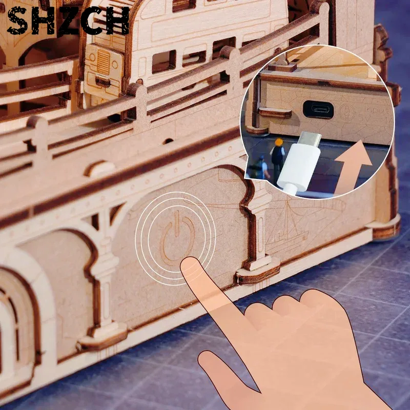 3D Holzpuzzle Marmorlaufbahn B – 3D Wooden Mechanical Puzzle Marble Run Bewertung und Preis