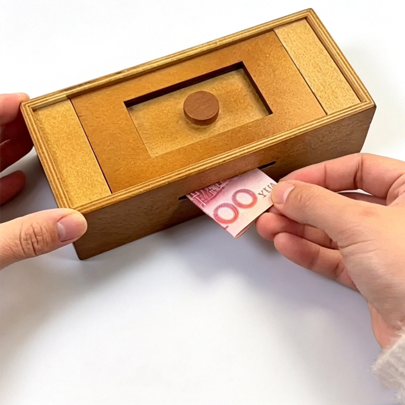 Holzpuzzle-Box mit Geheimfach, – 3D Wooden Mechanical Puzzle Marble Run Bewertung und Preis